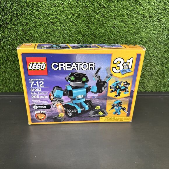 Retired LEGO 31062 Creator 3 in 1 Robo Explorer New Box - Picture 1 of 6
